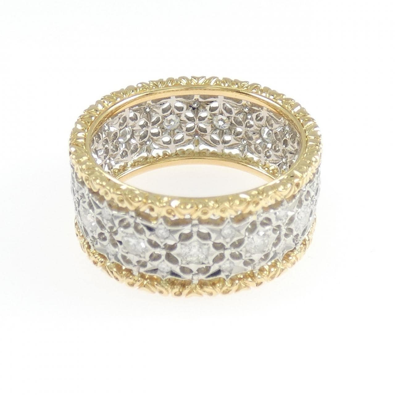 K18YG/PT900 ダイヤモンド リング 0.62CT