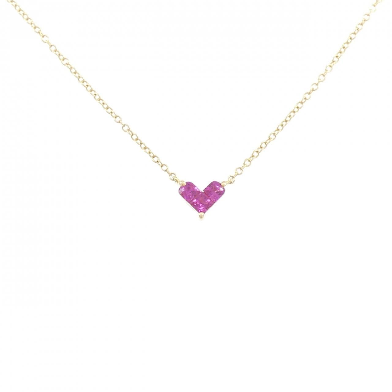 スタージュエリー ミステリアスハート ネックレス 0.13CT