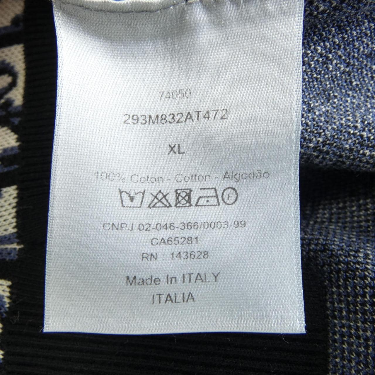 ディオール DIOR オブリーク OBLIQUE 293M832AT472 ポロシャツ