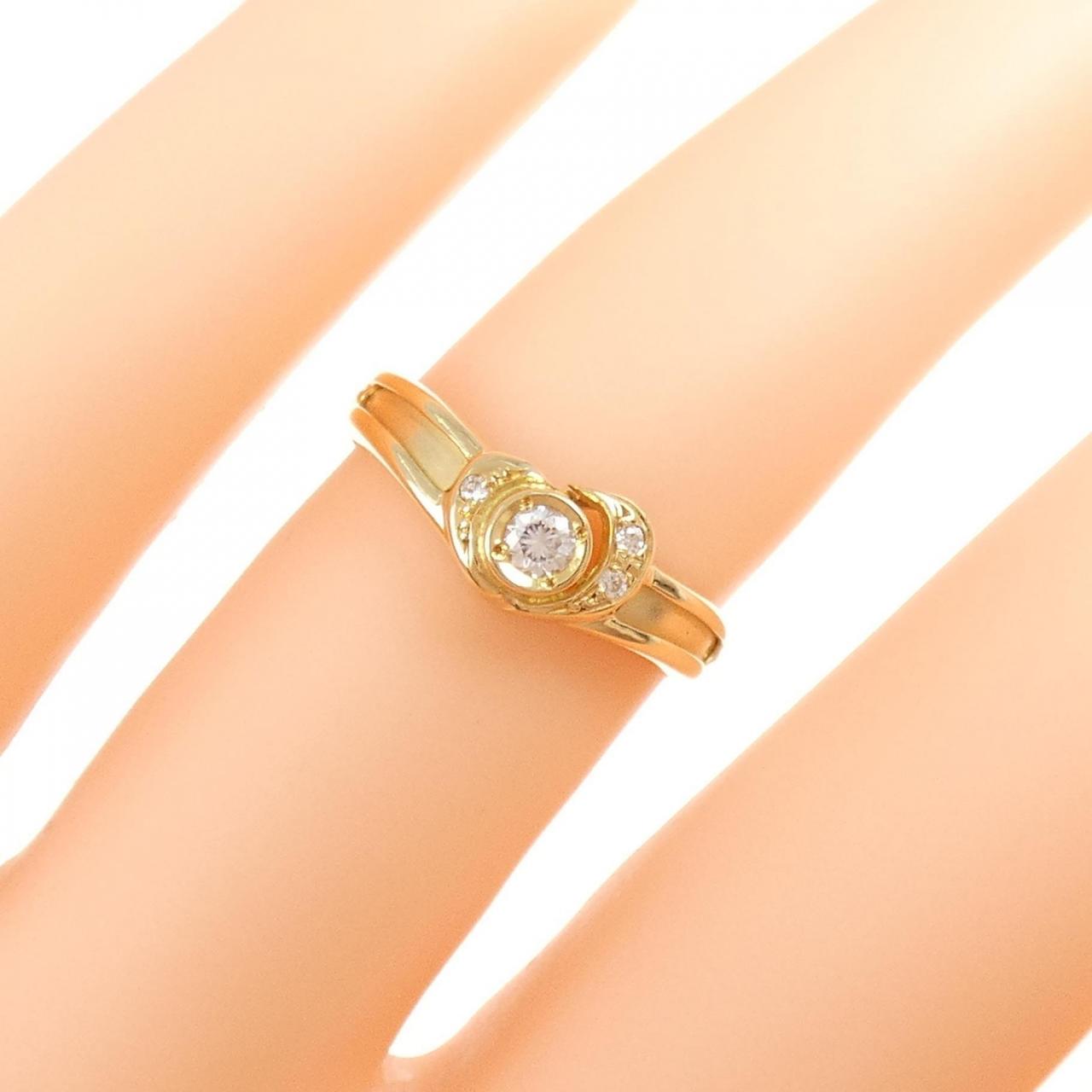 コメ兵｜K18YG ダイヤモンド リング 0.07CT｜ジュエリー｜リング ...