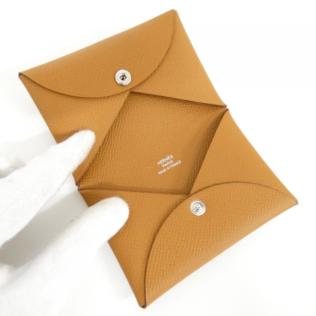 【未使用品】エルメス カルヴィ 044164CK カードケース