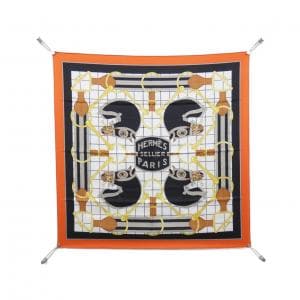 エルメス HERMES SELLIER PARIS カレ スカーフ