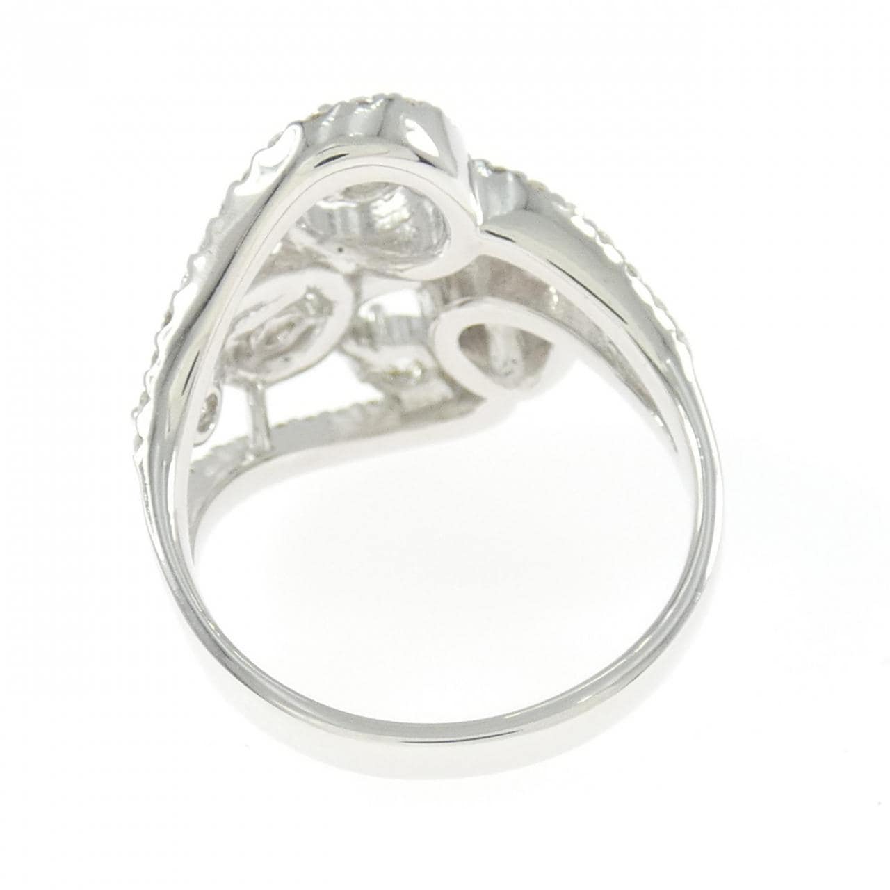 K18WG ダイヤモンド リング 1.15CT