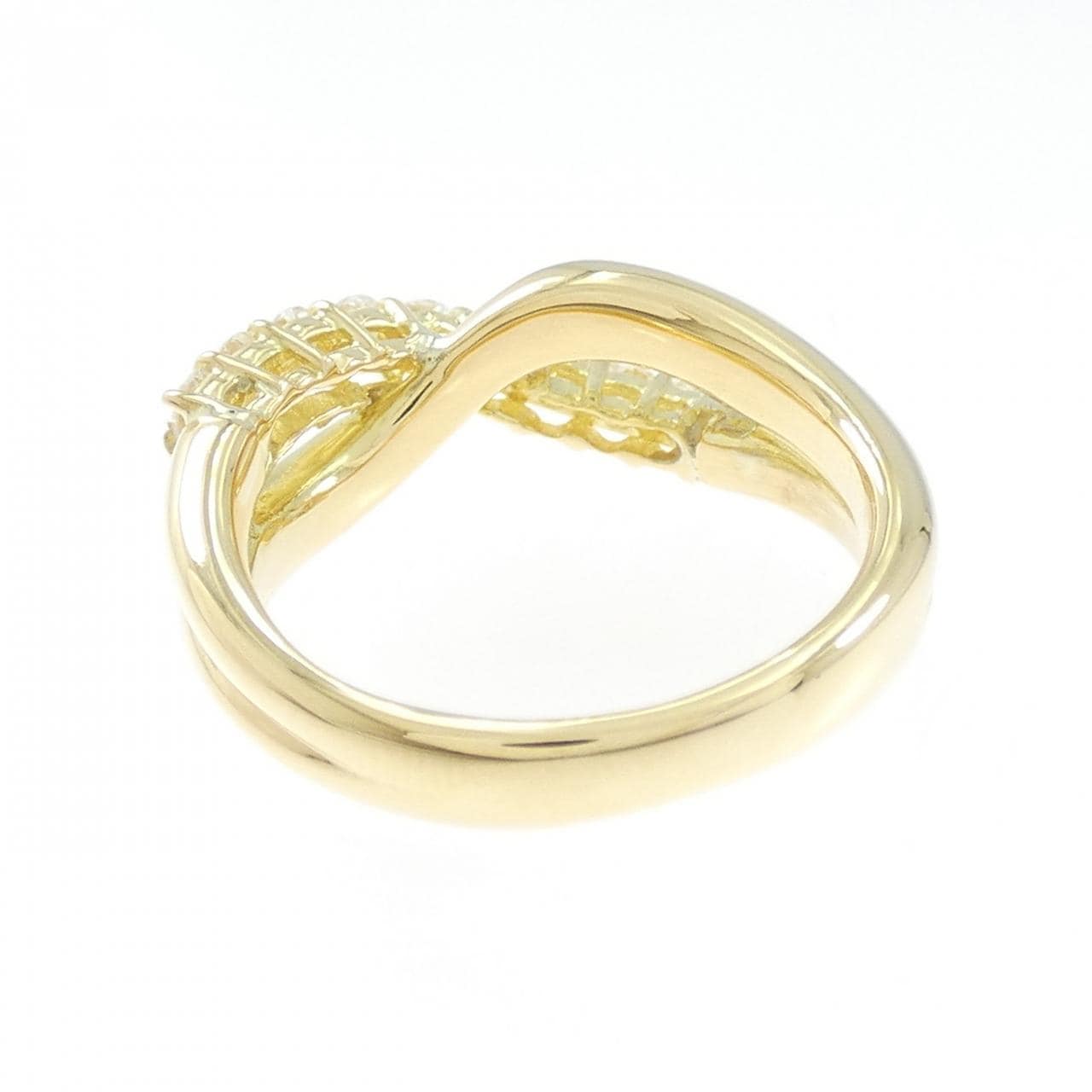 K18YG ダイヤモンド リング 0.38CT