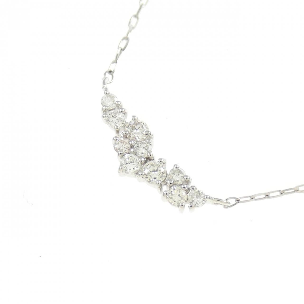 【新品】PT ダイヤモンド ネックレス 0.10CT