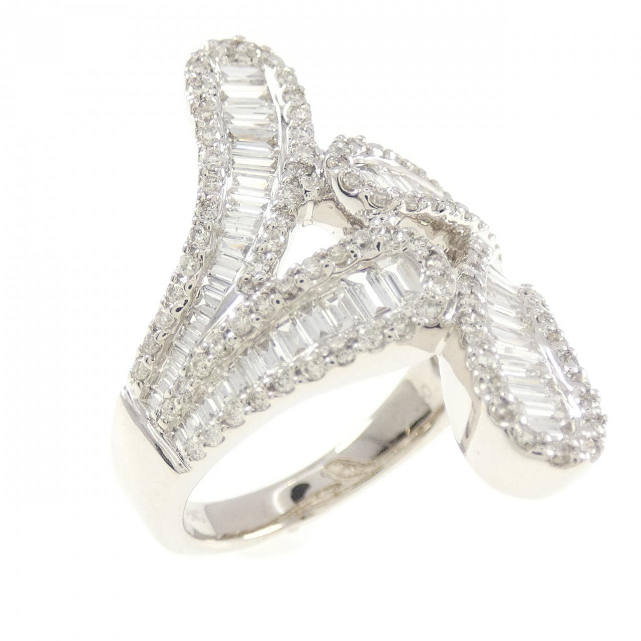 K18WG ダイヤモンド リング 1.30CT