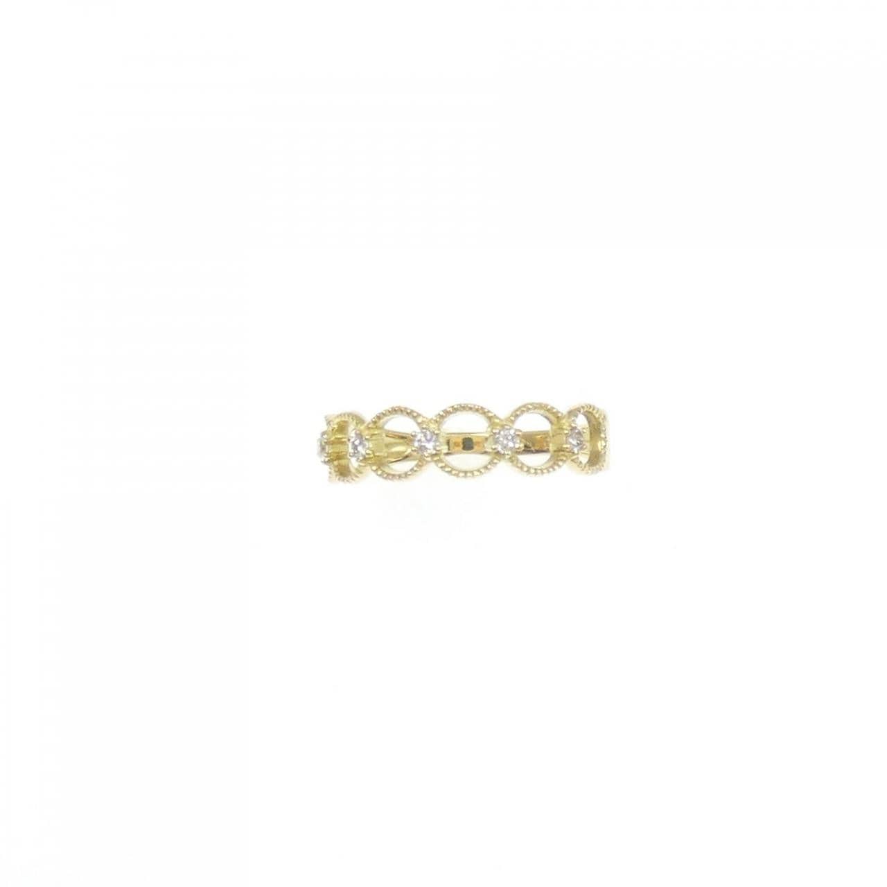 【新品】K18YG ダイヤモンド ピンキー リング 0.05CT