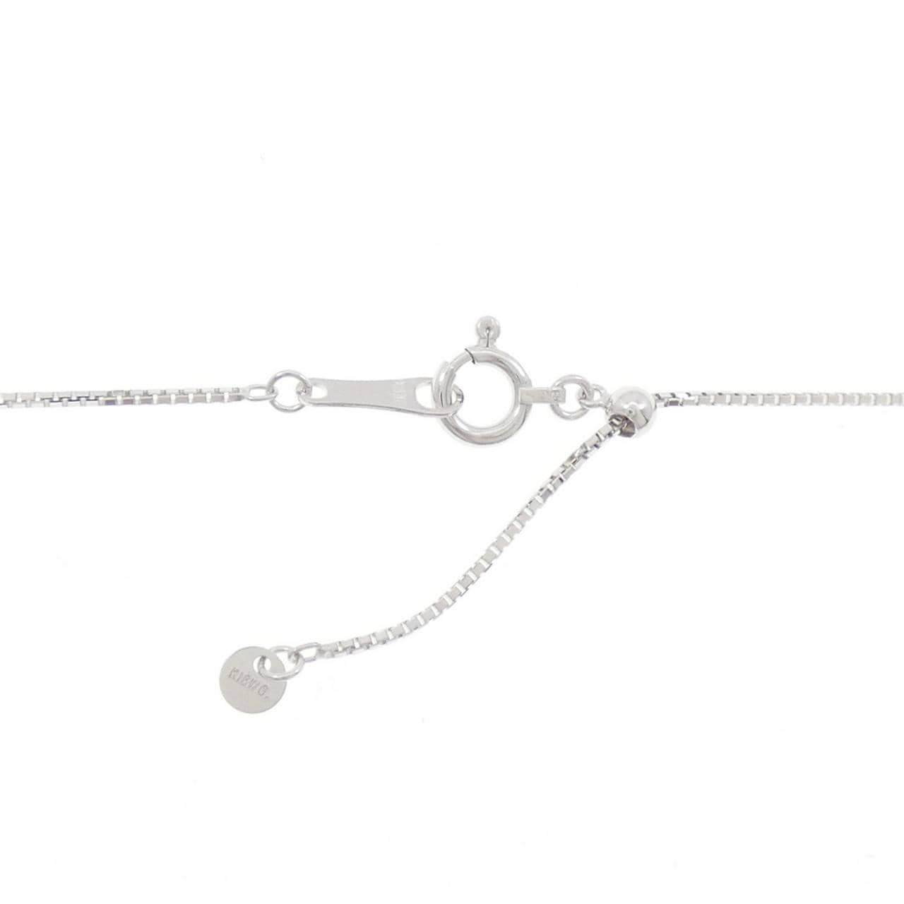 K18WG ダイヤモンド ネックレス 0.48CT