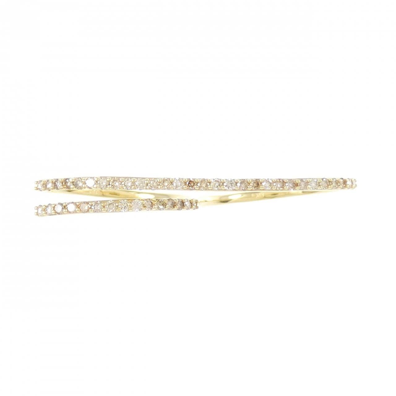K18YG ダイヤモンド リング 0.40CT