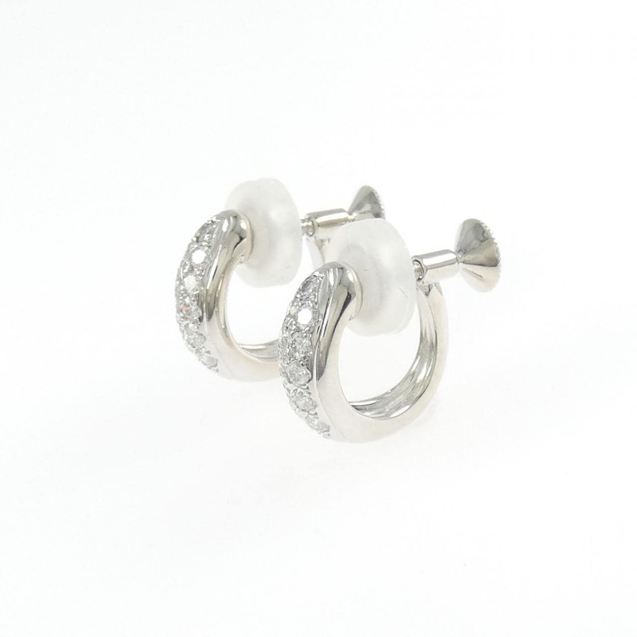 ミキモト ダイヤモンド イヤリング 0.42CT