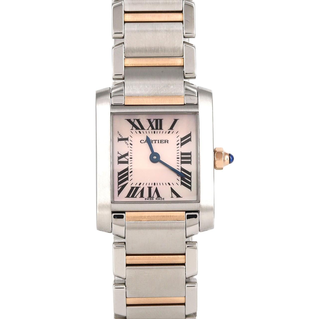 カルティエ タンクフランセーズSM PGコンビ W51027Q4 SSxPG クォーツ