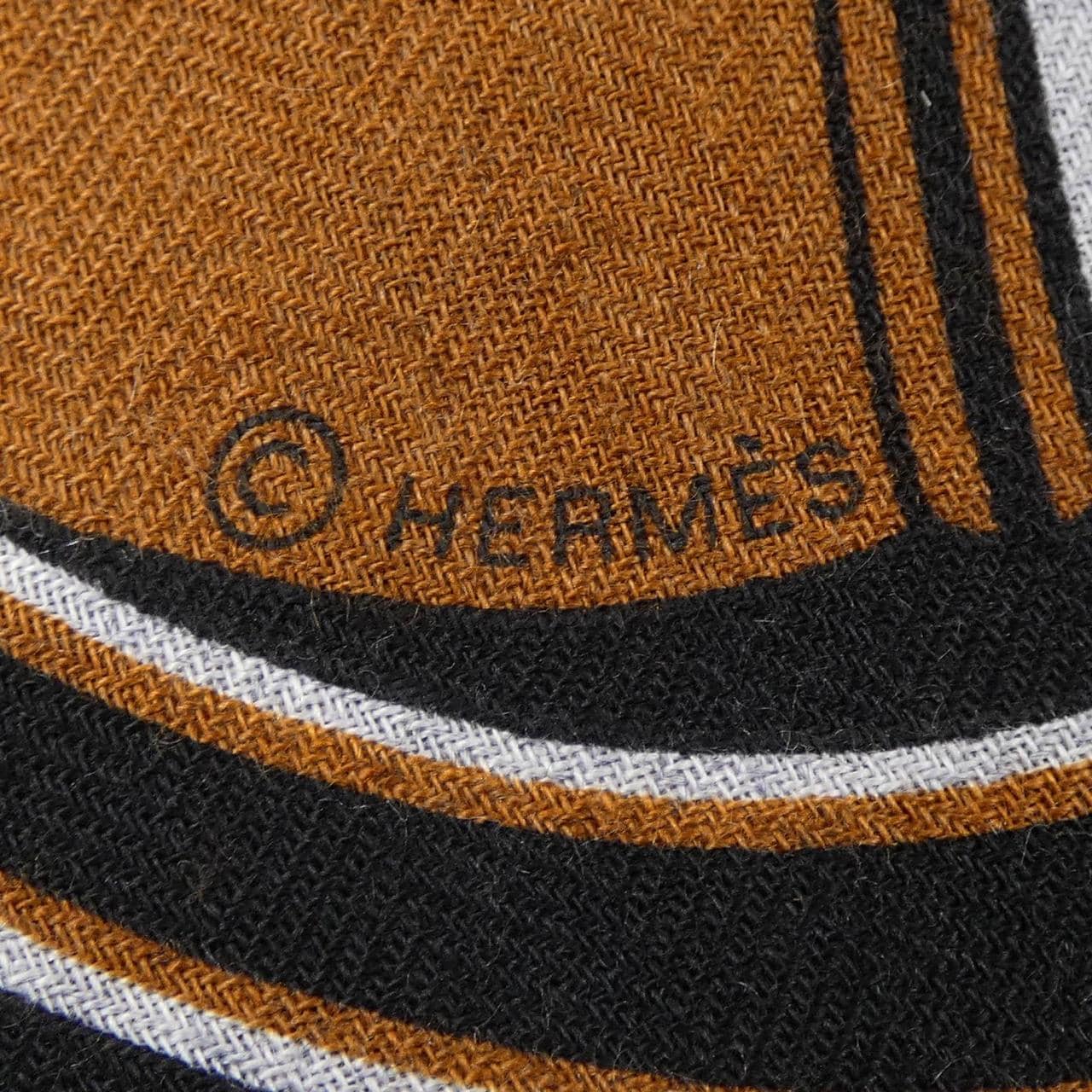 エルメス HERMES LES ROUES DE PHAETON BANDANA H244170S カレジェアン140 ショール