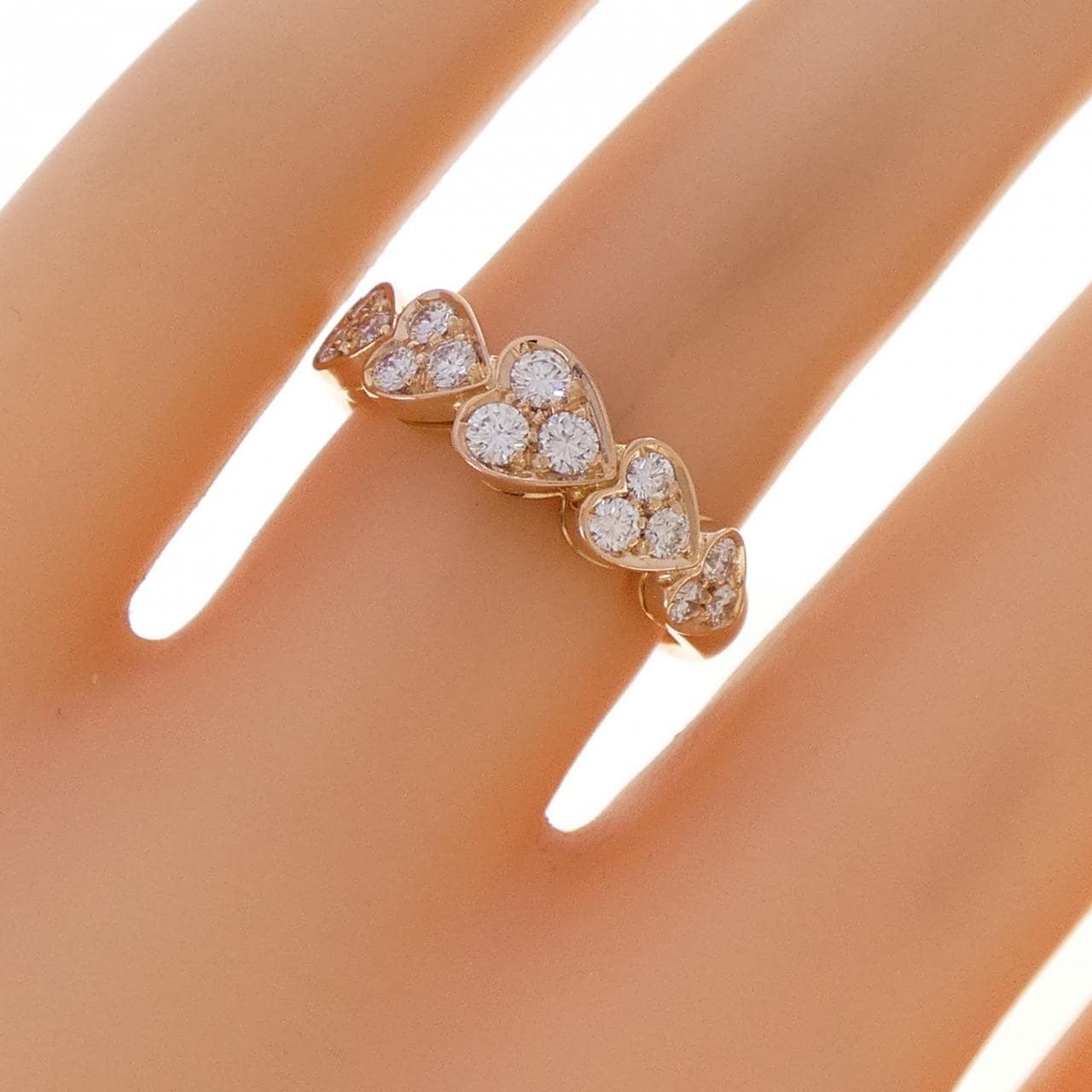 ピキョッティ ハート ダイヤモンド リング 0.41CT