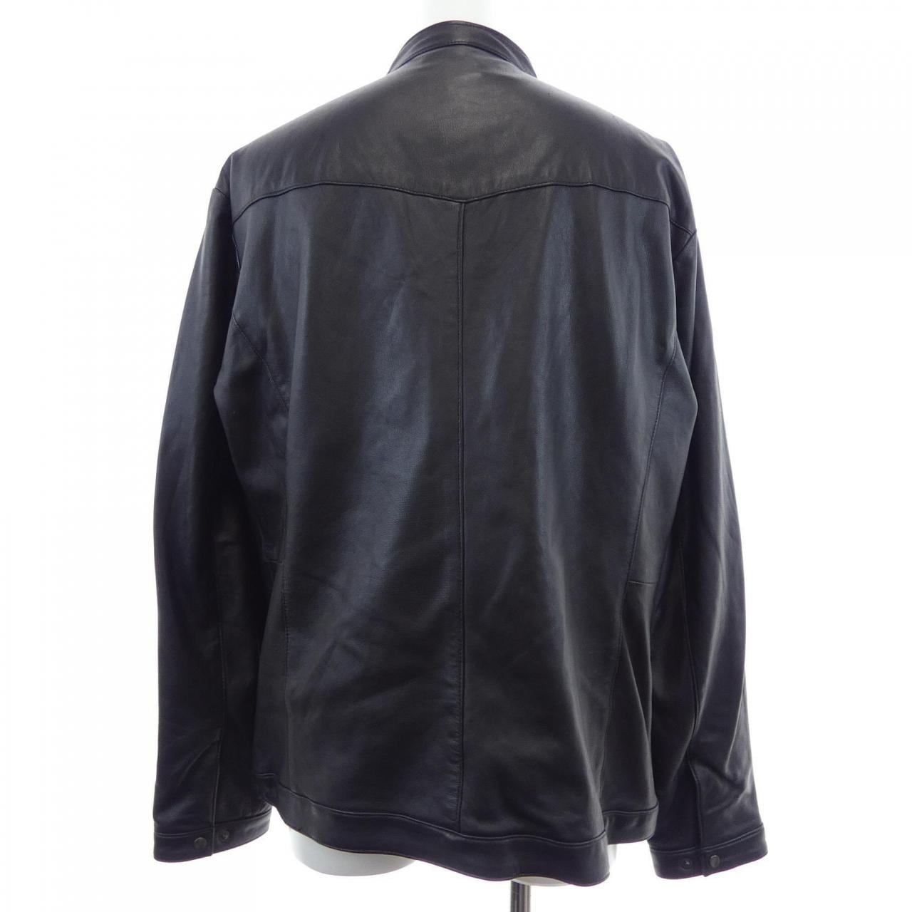 ムッシュニコル Monsieur NICOLE 0162-3700 レザーライダースジャケット