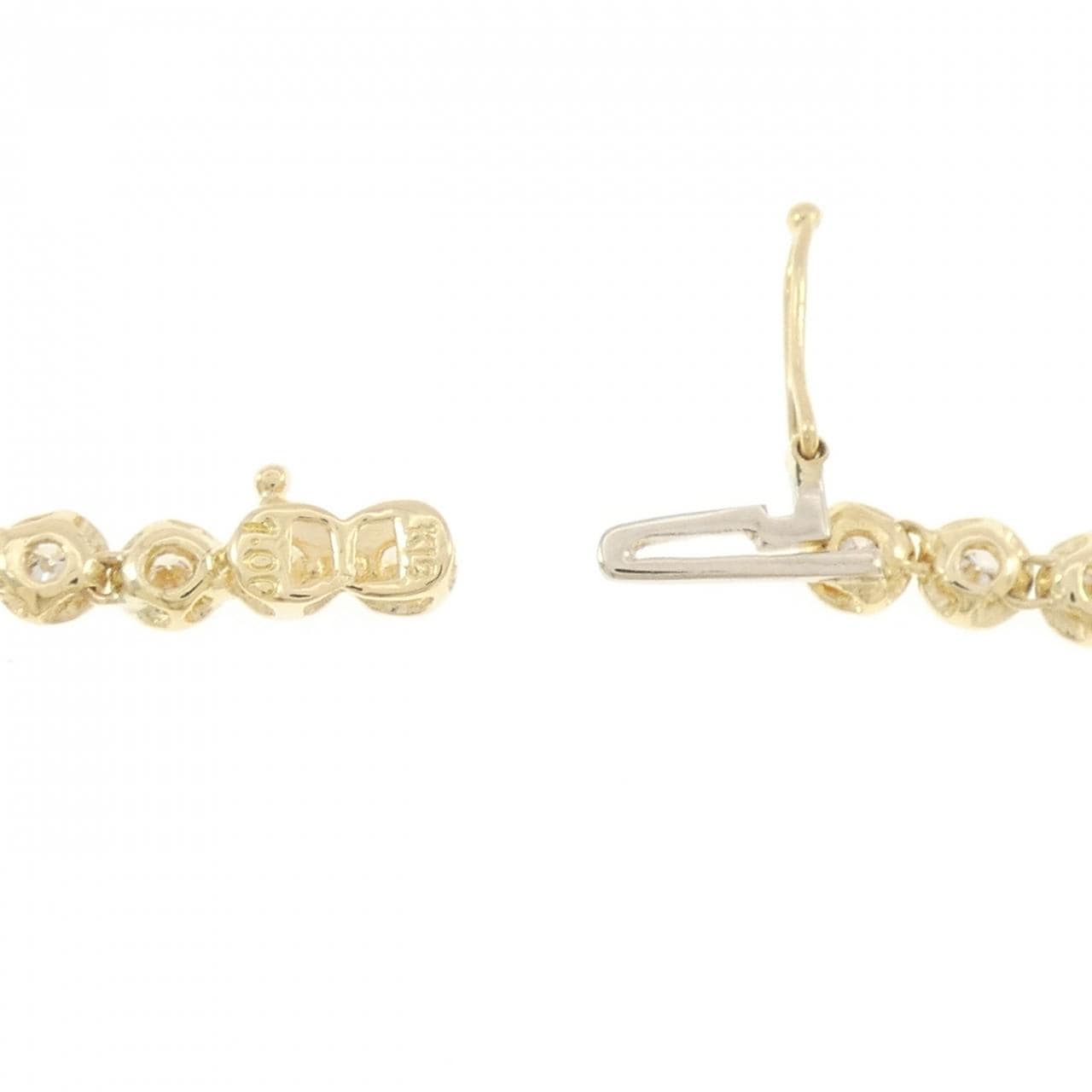 K18YG ダイヤモンド ブレスレット 1.00CT