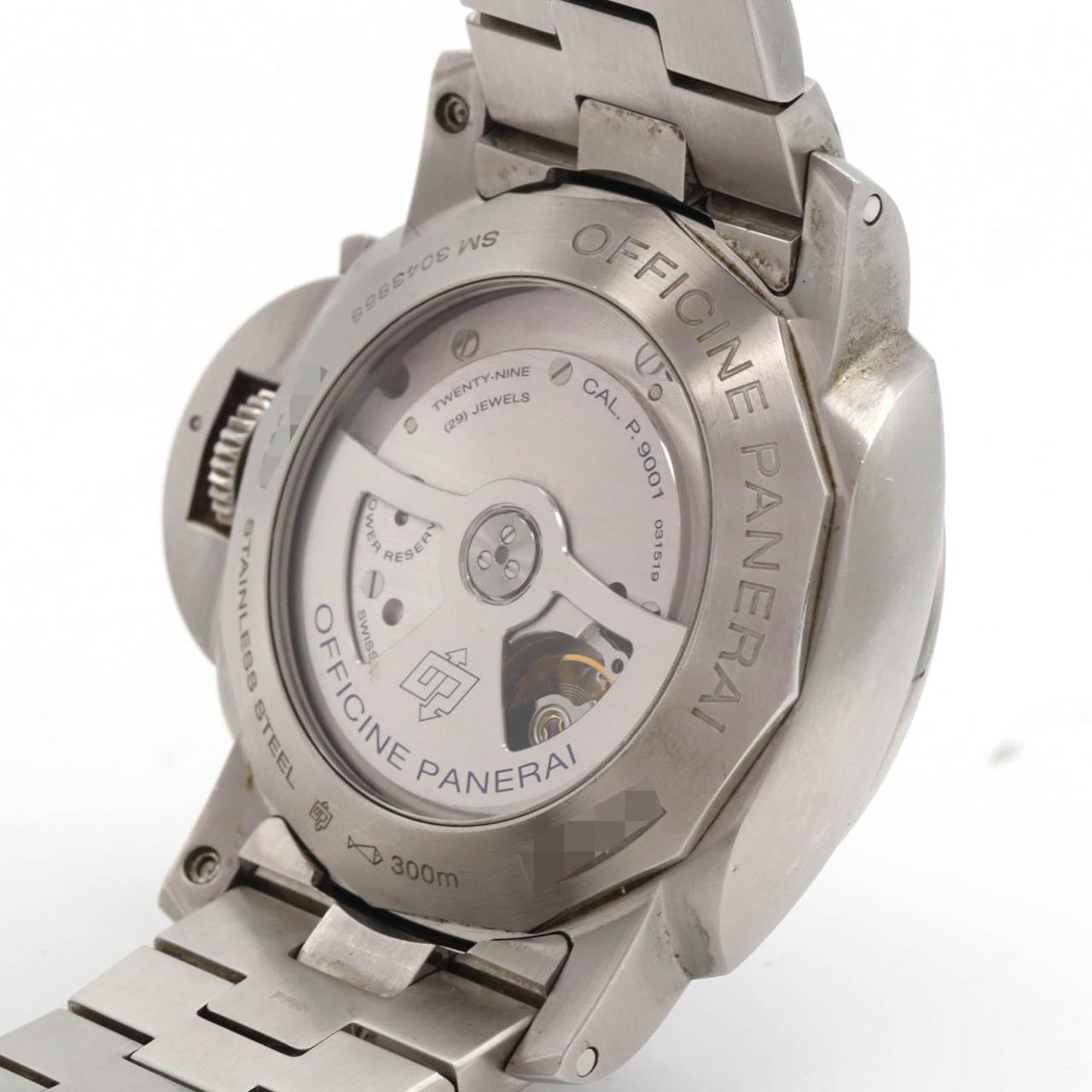 【ノーメンテナンス還元価格】パネライ ルミノール1950 3DAYS GMTパワーリザーブ PAM00329 SS 自動巻