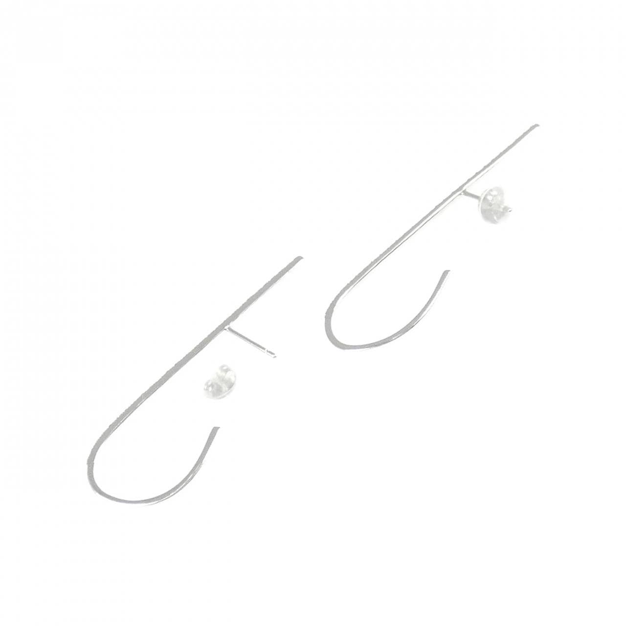 K18WG ダイヤモンド ピアス 0.28CT