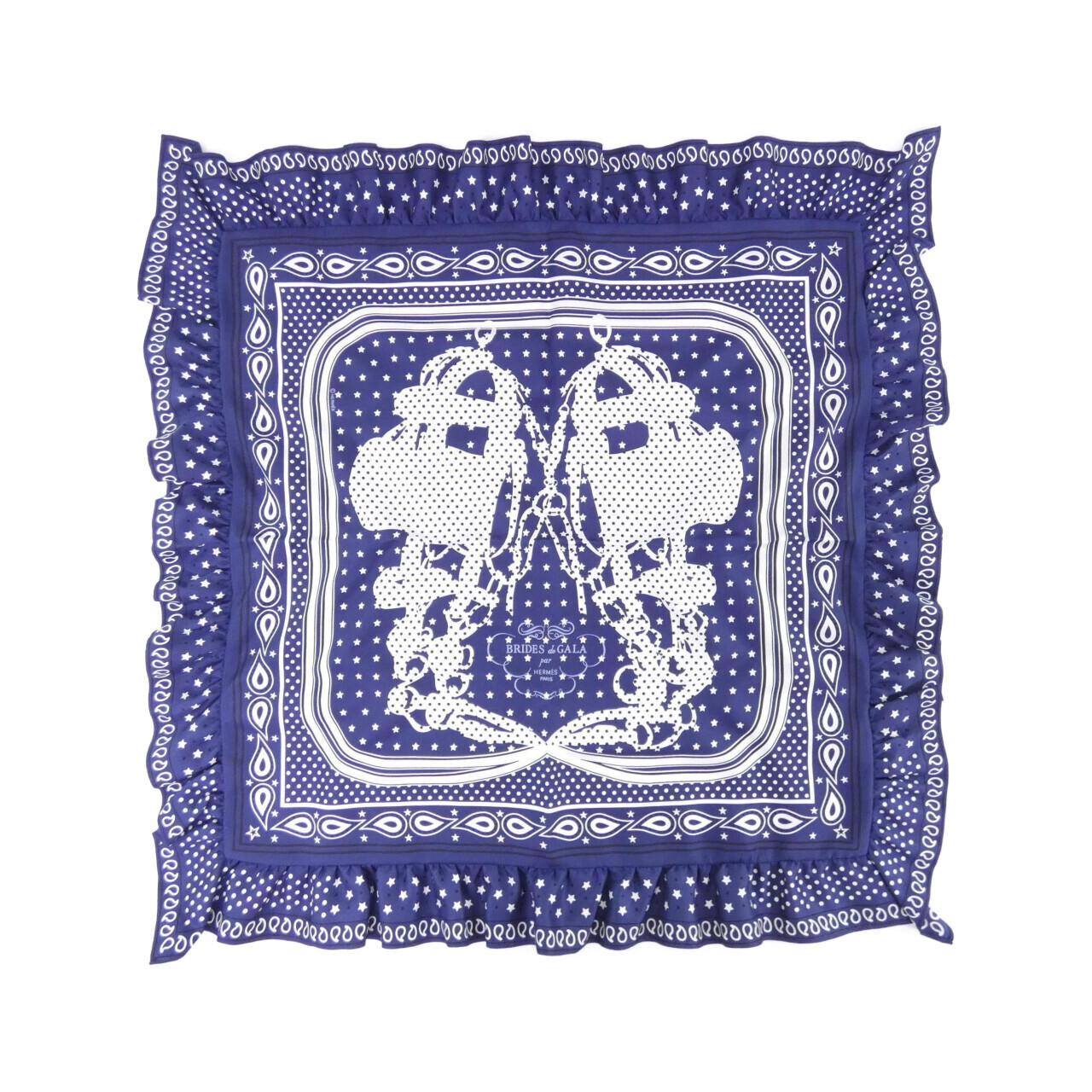 エルメス CARRE BRIDES DE GALA BANDANA A POIS 942669S スカーフ