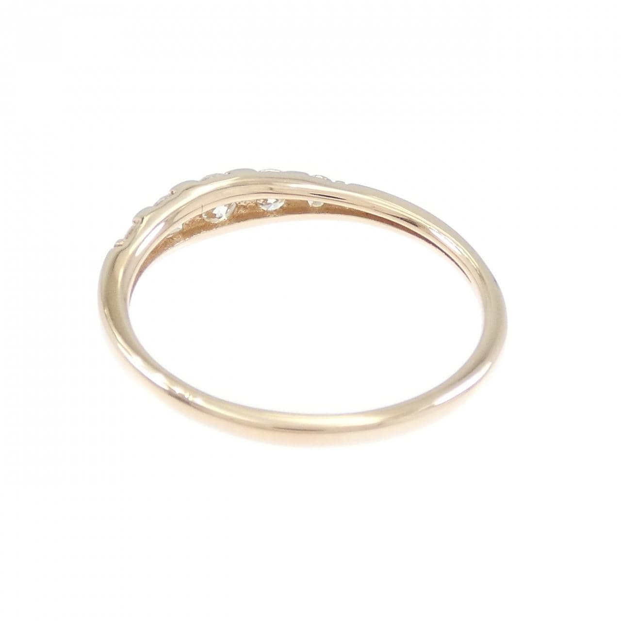 K18PG ダイヤモンド リング 0.30CT