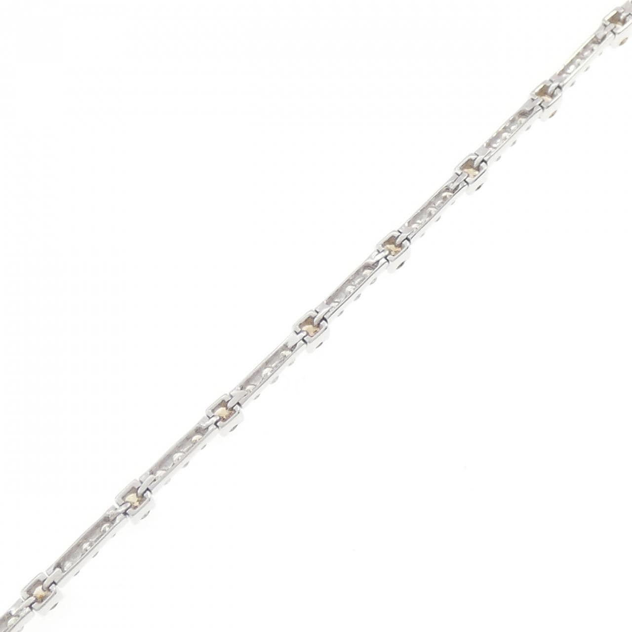K18WG ダイヤモンド ブレスレット 1.80CT