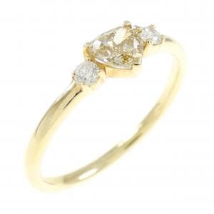 【新品】K18YG ダイヤモンド リング 0.37CT
