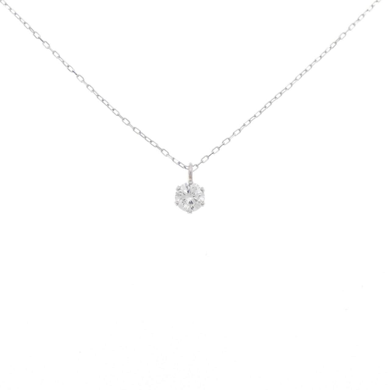 [新品] PT900/PT850单钻钻石项链 0.12CT