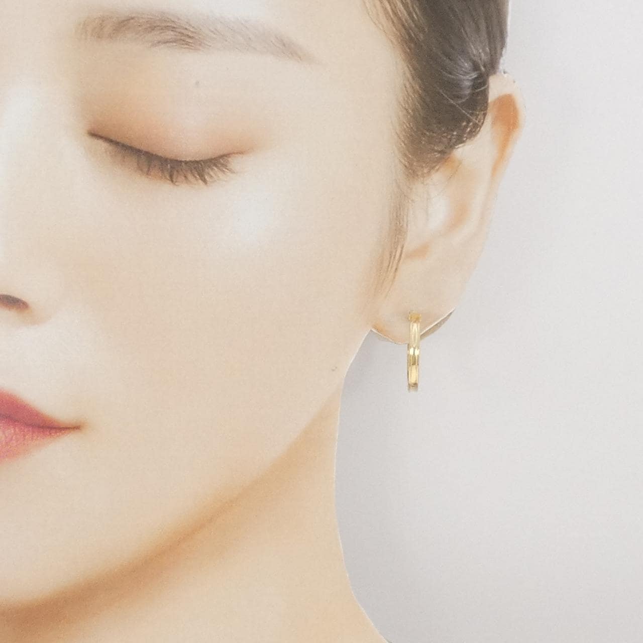 【新品】750YG フープ ピアス