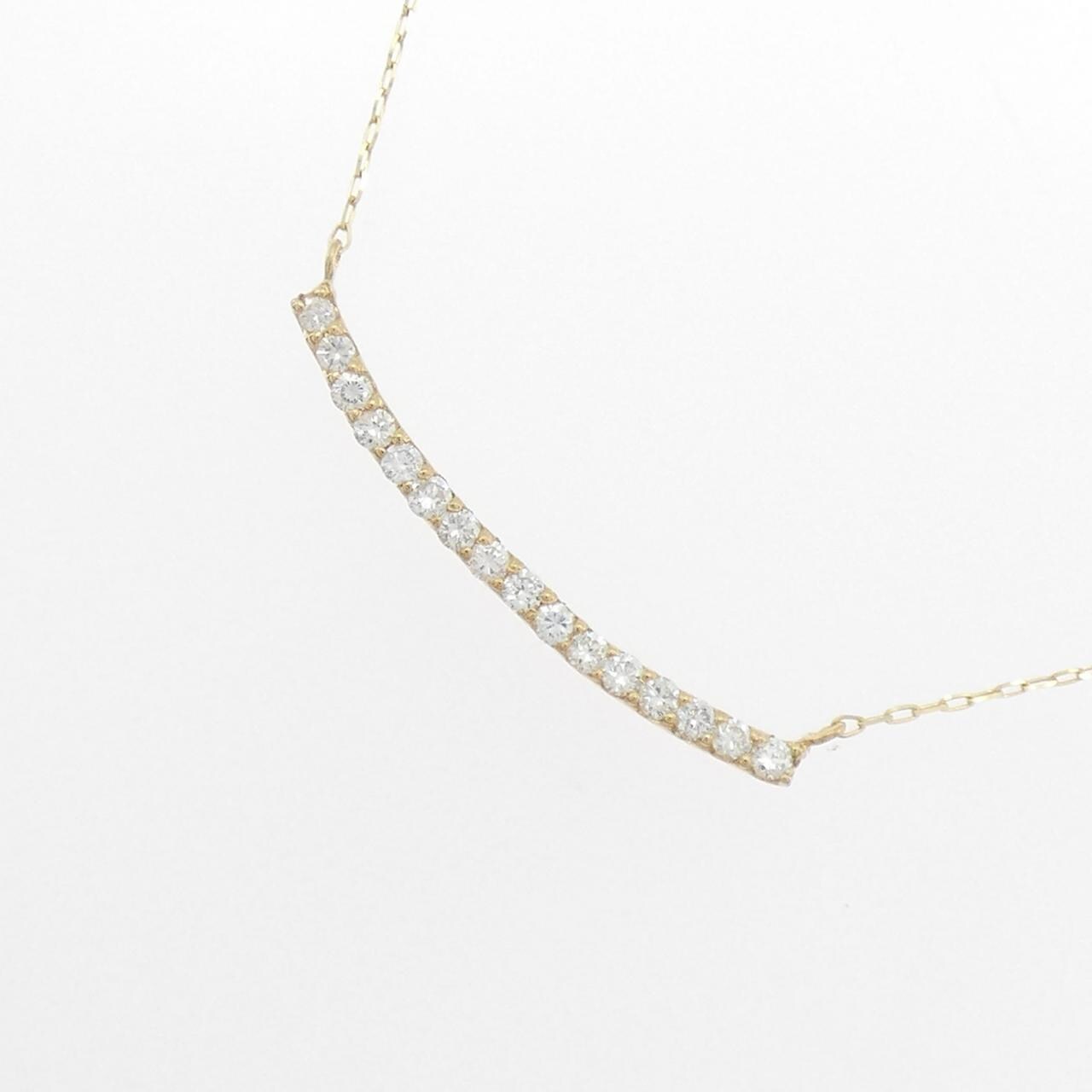 【リメイク】K18YG ダイヤモンド ネックレス 0.20CT