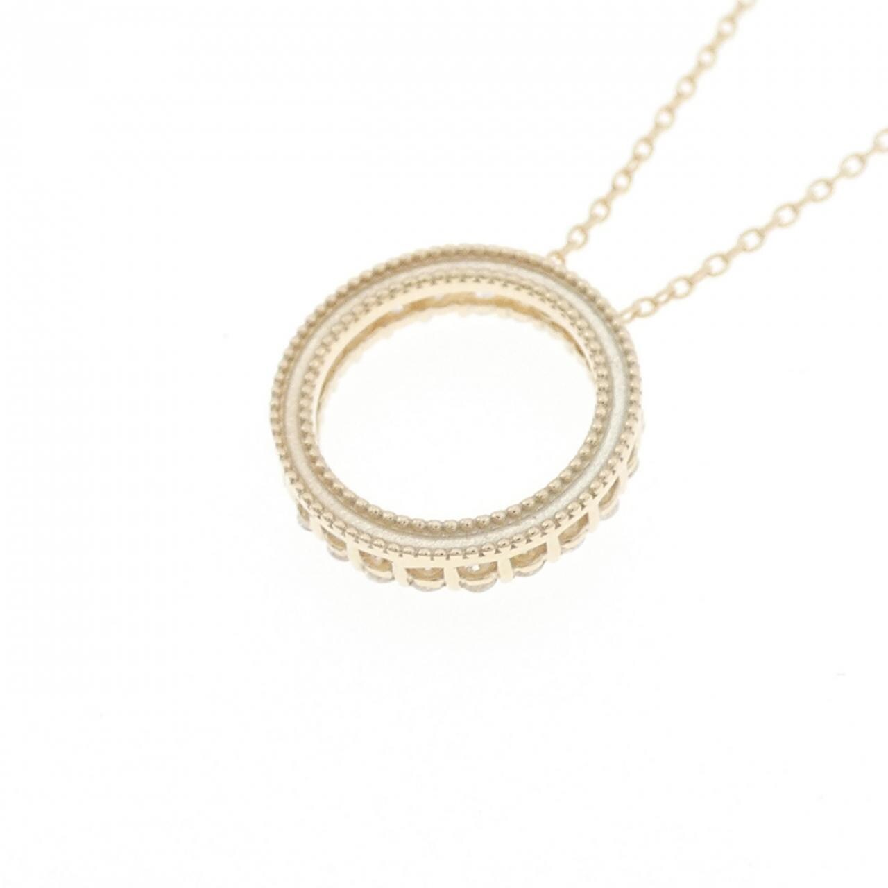 【リメイク】K10YG ダイヤモンド ネックレス 0.30CT