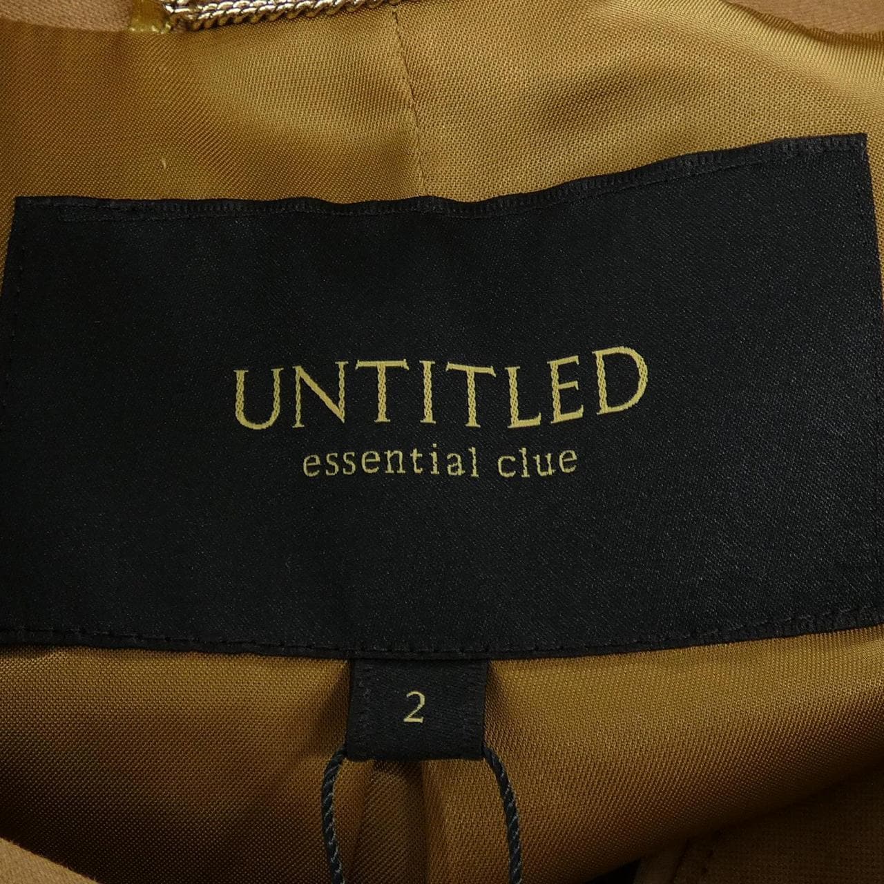 アンタイトル UNTITLED コート