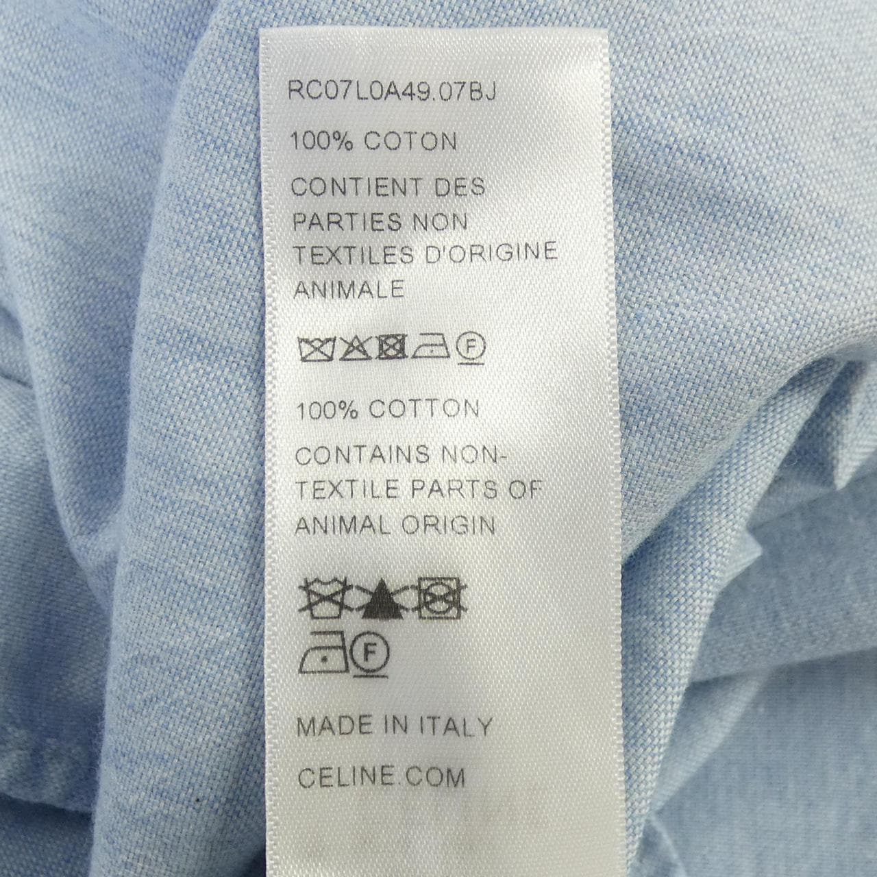 セリーヌ CELINE リラックスシャツ トリオンフ RC07L0A49 シャツ