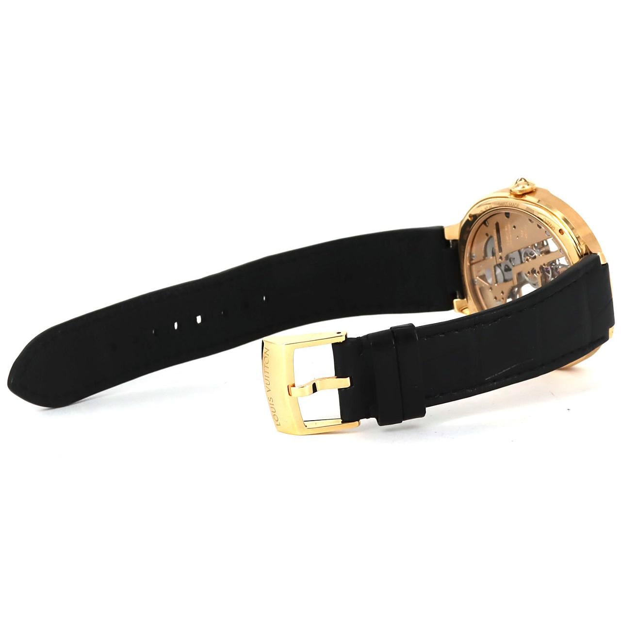 ルイヴィトン ヴォヤジャースケルトン RG LIMITED Q7EN0 PG･RG 自動巻