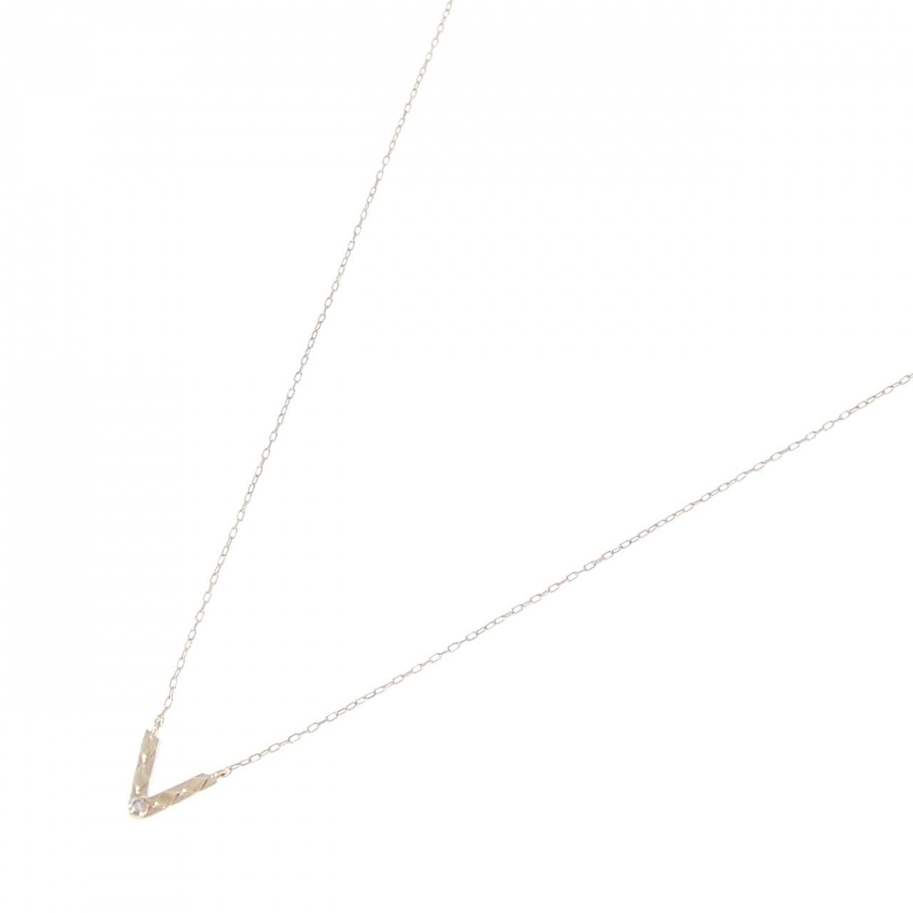 K10YG ダイヤモンド ネックレス 0.005CT