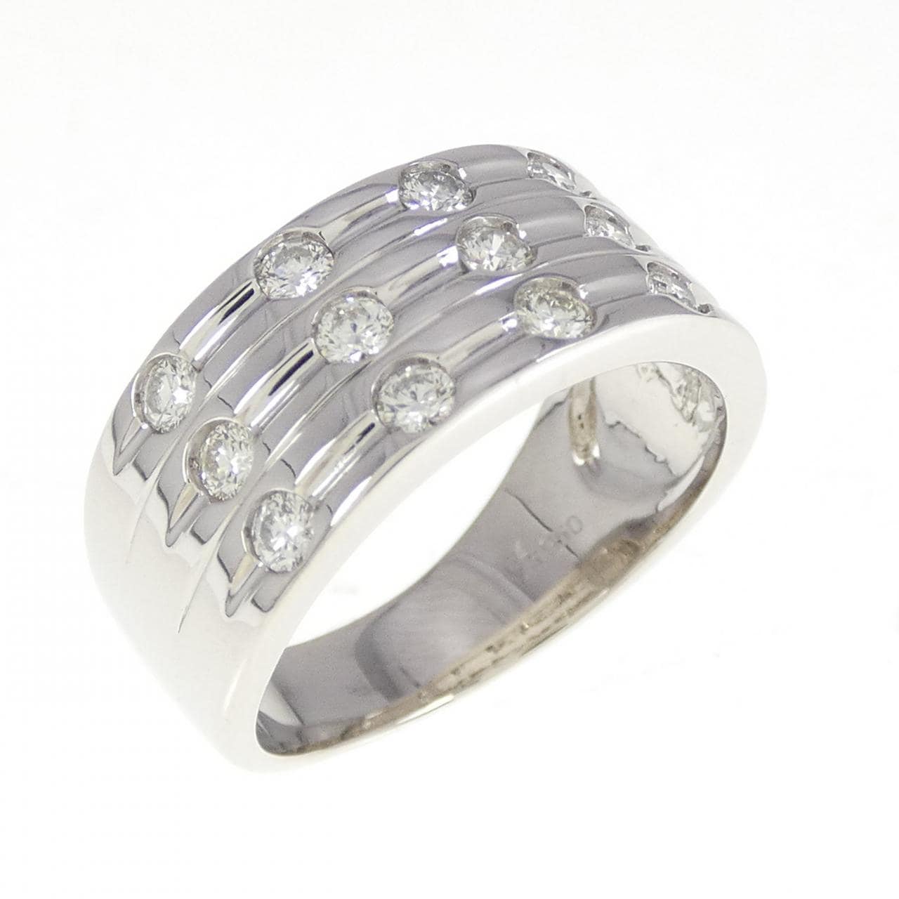 PT950 ダイヤモンド リング 0.50CT