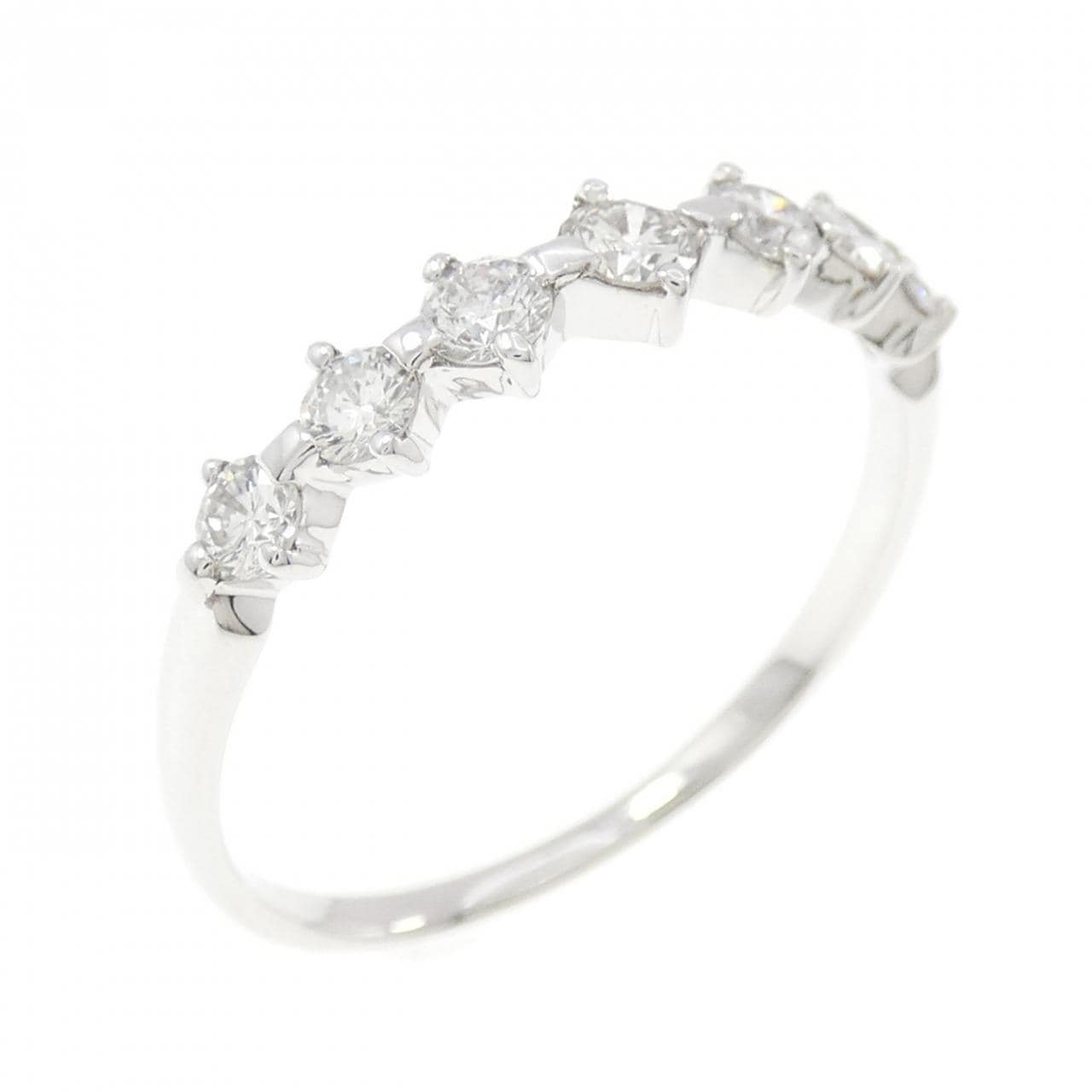 K18WG ダイヤモンド リング 0.50CT