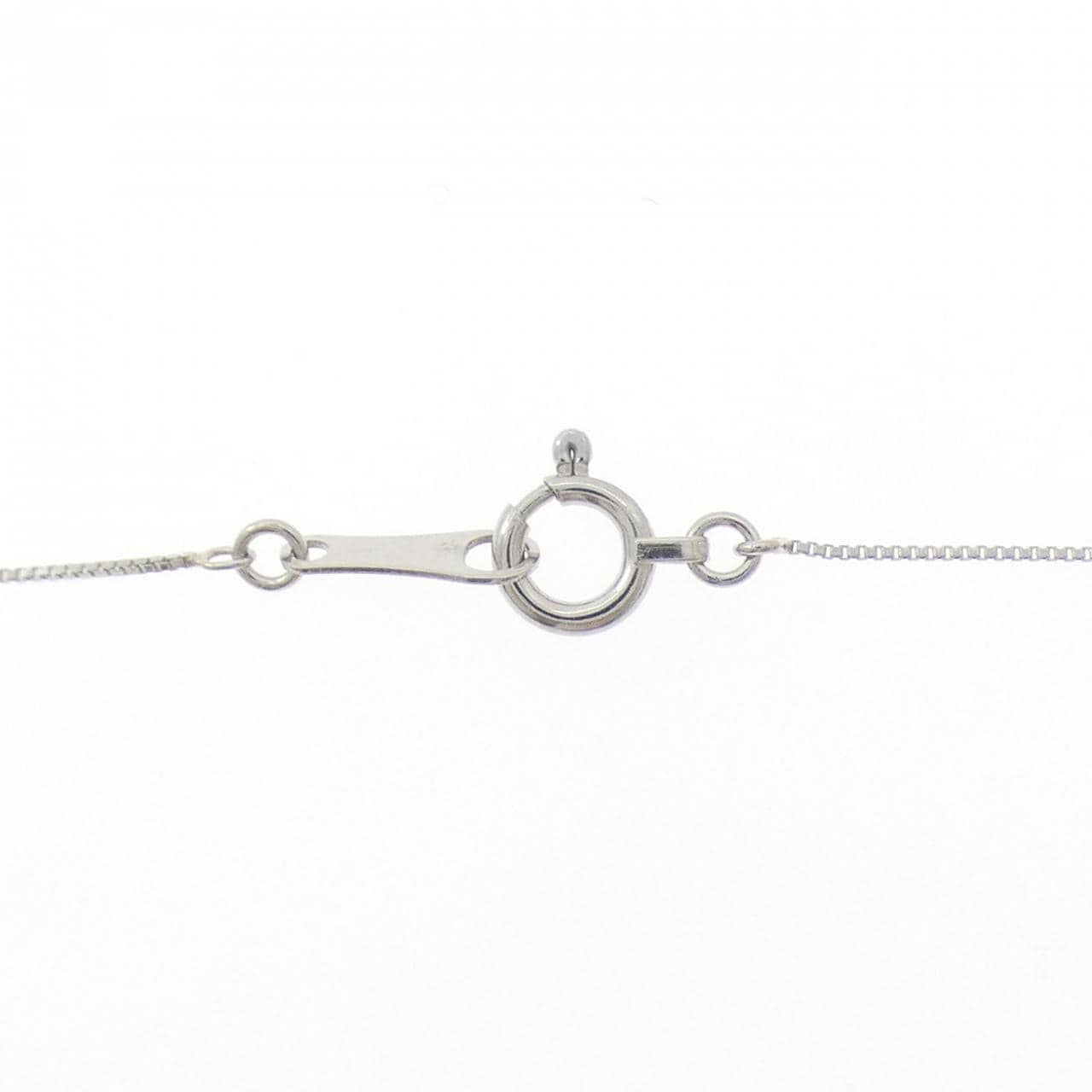 PT900/PT850 ハート ダイヤモンド ネックレス 0.261CT