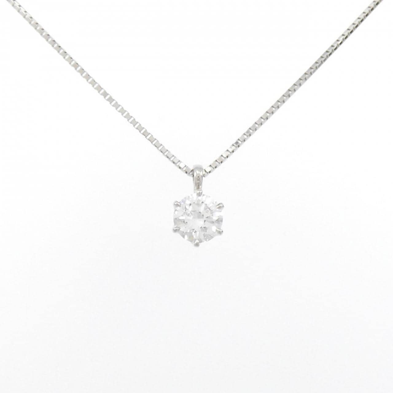 【新品】PT ダイヤモンド ネックレス 0.427CT D SI2 VG
