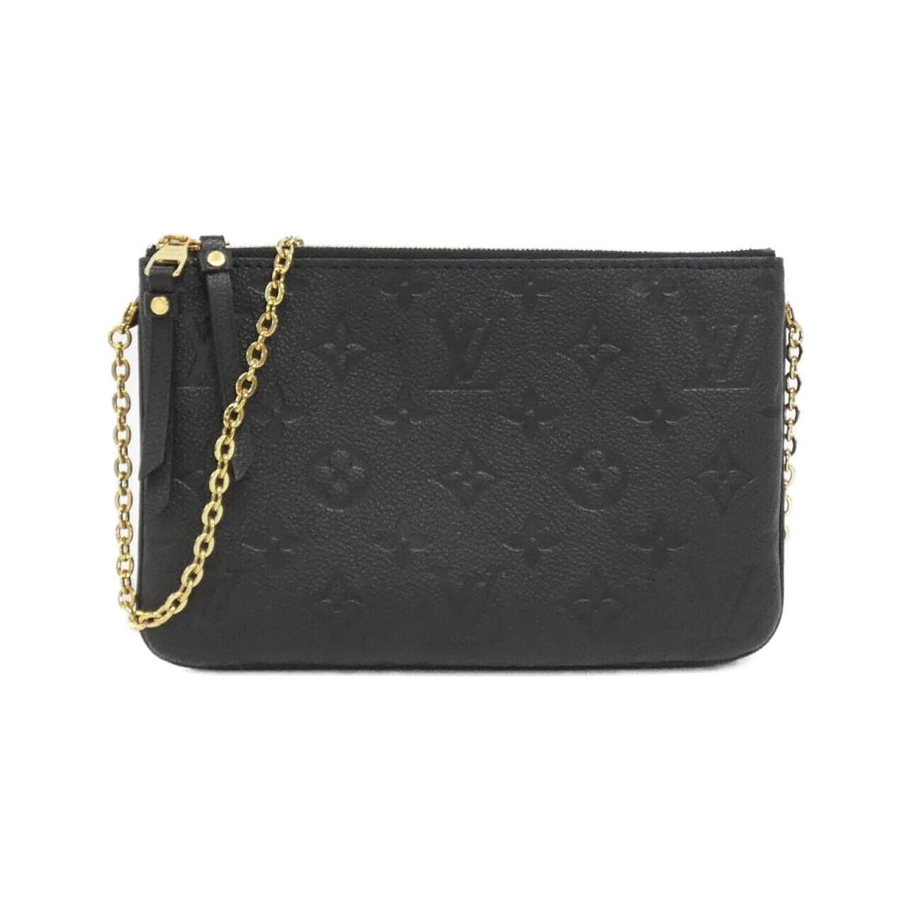 LOUIS VUITTON Monogram Empreinte Pochette 双拉链 M68568 单肩包
