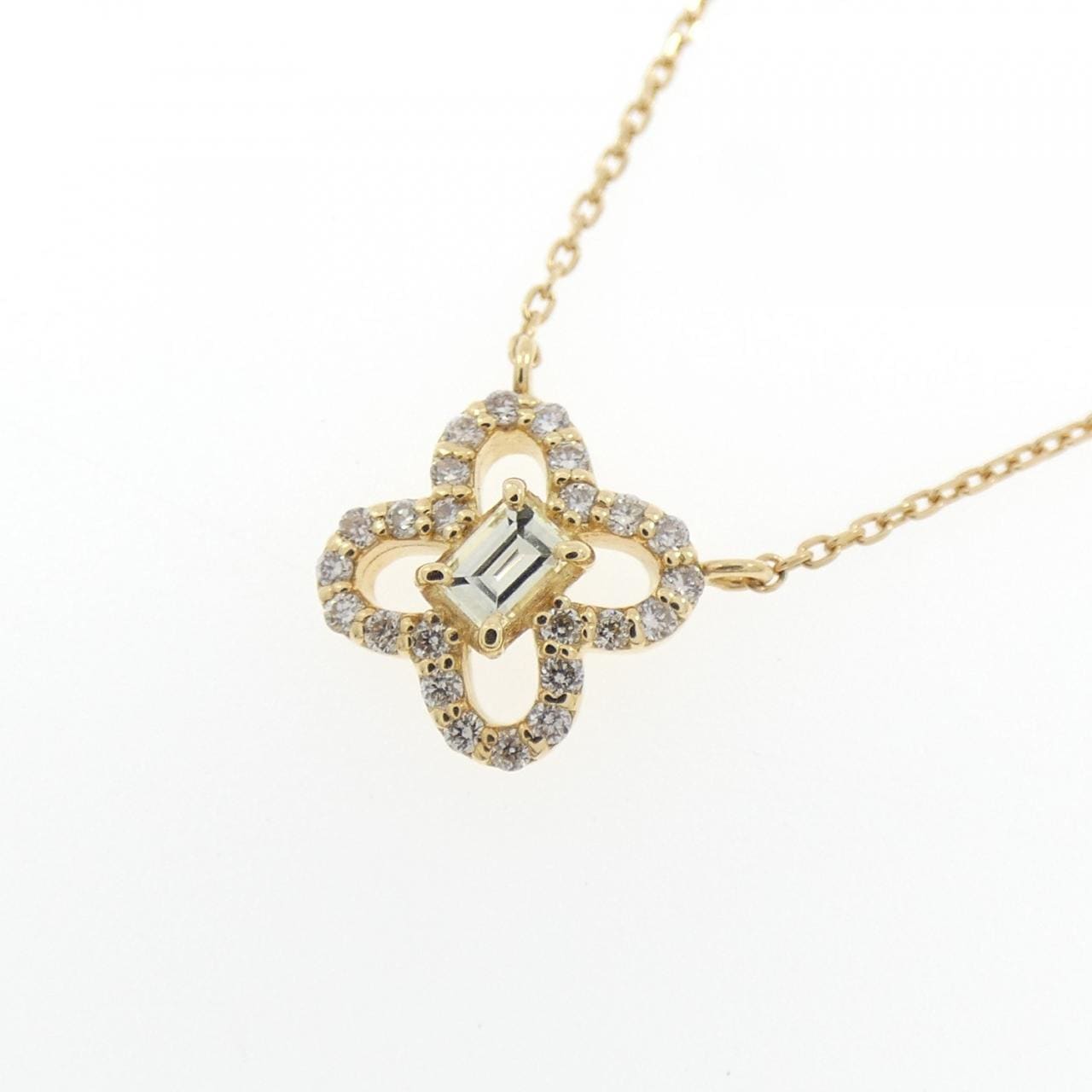 【新品】K18YG ダイヤモンド ネックレス 0.15CT