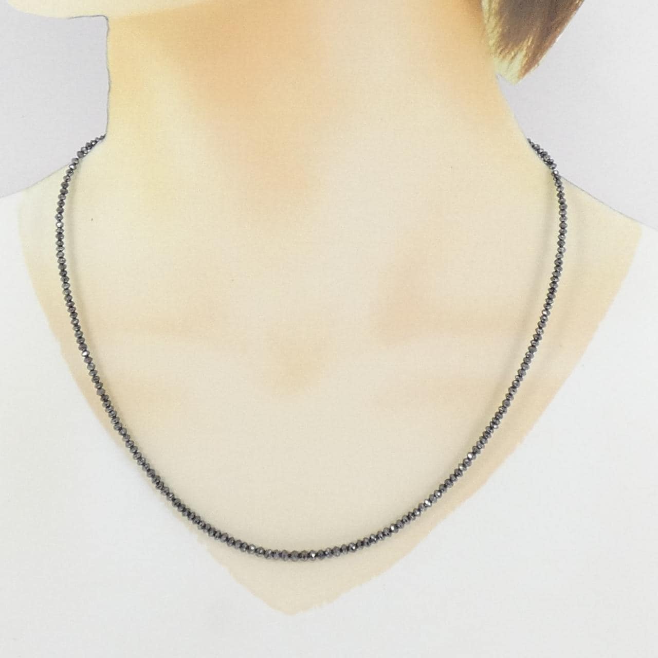 K18WG ダイヤモンド ネックレス 20.00CT
