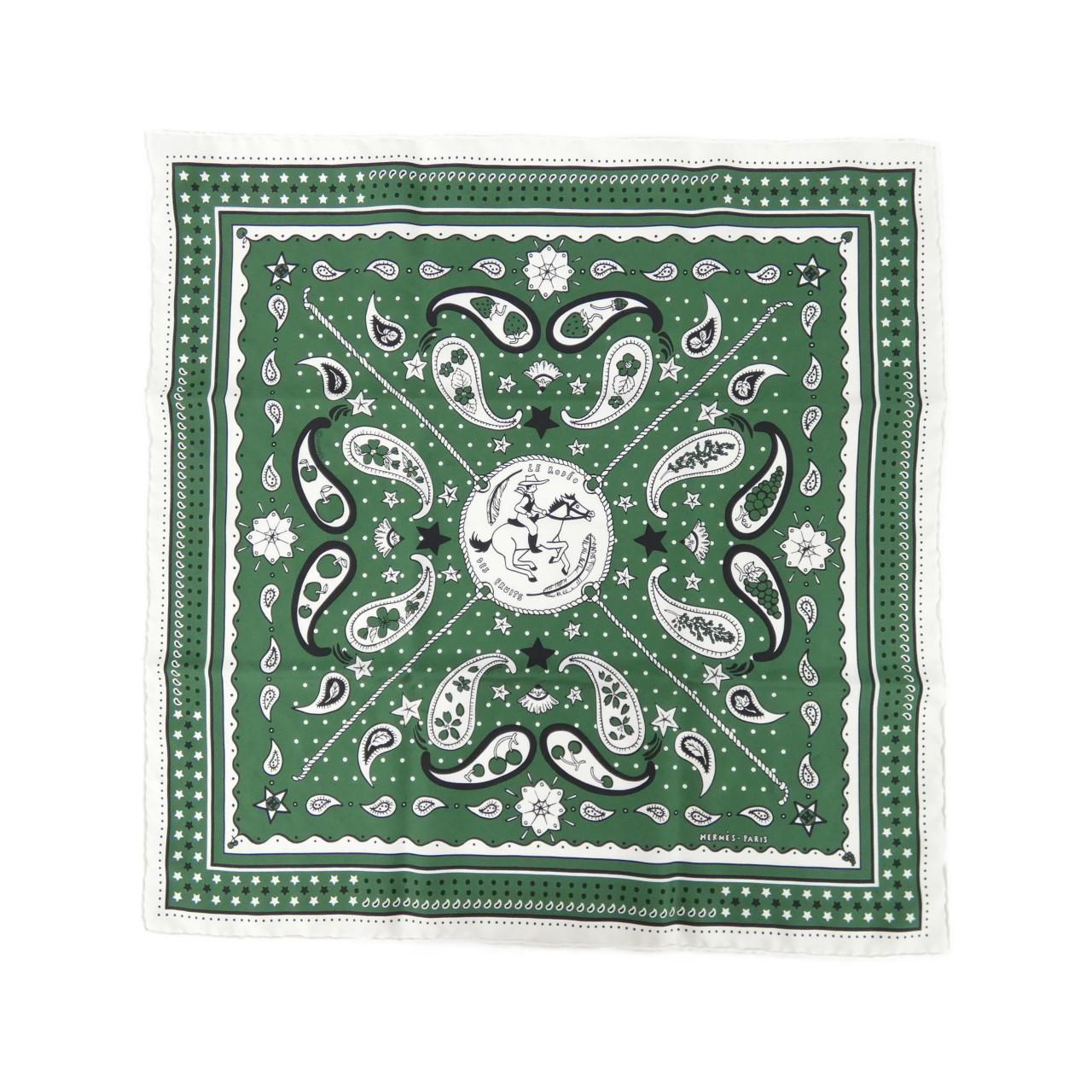 エルメス LE RODEO DES FRUITS バンダナ 044214S スカーフ