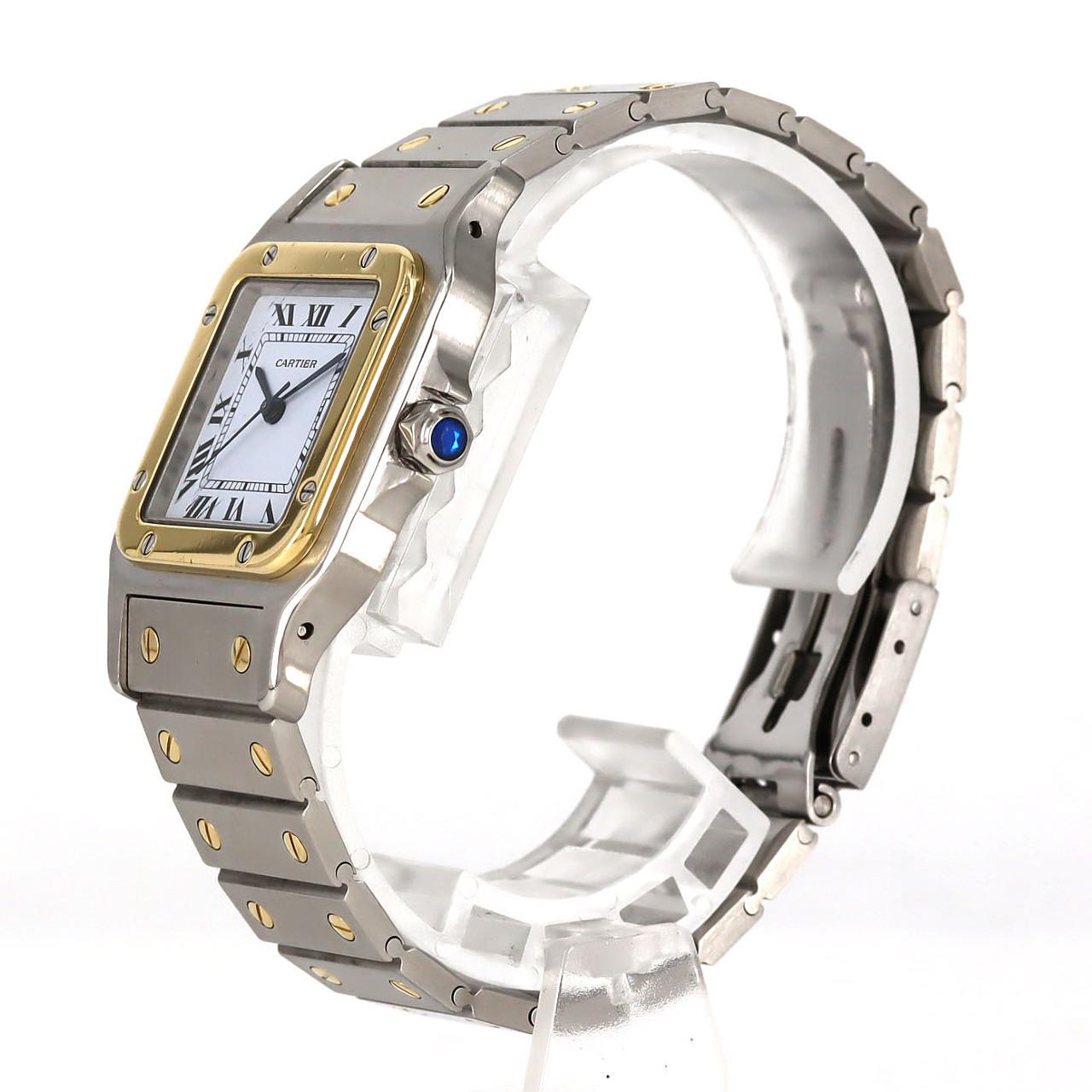 カルティエ サントスLM コンビ SSxYG 自動巻