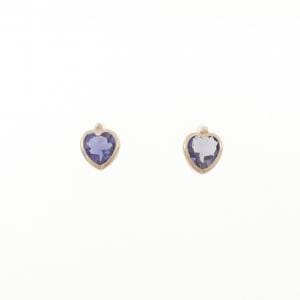 K14PG ハート アイオライト ピアス