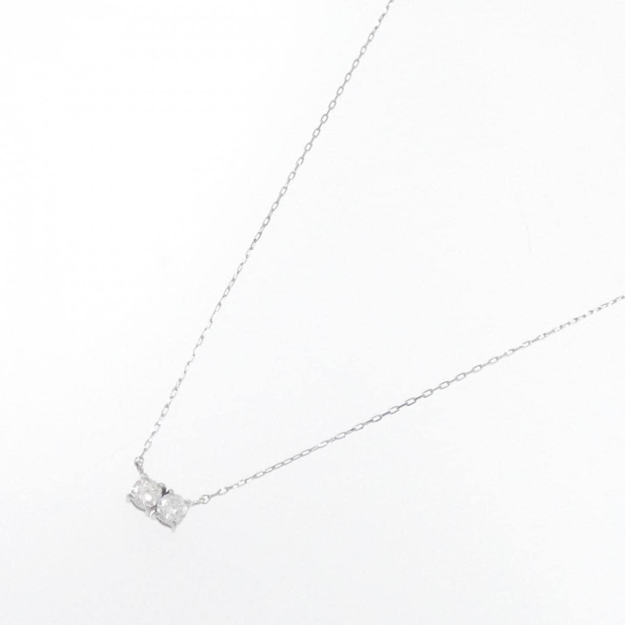 【リメイク】PT900 ダイヤモンド ネックレス 0.16CT