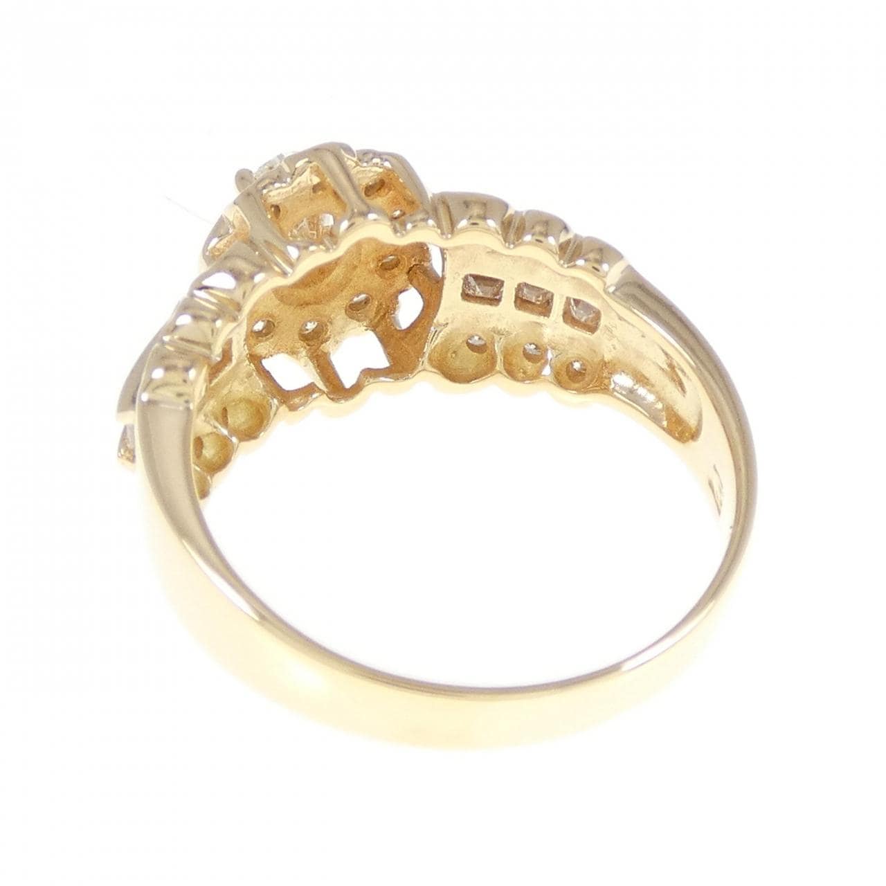 K18YG ダイヤモンド リング 0.70CT