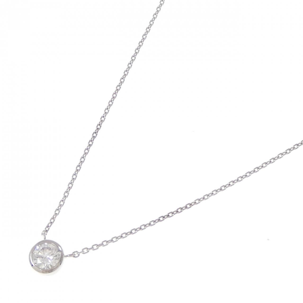 【新品】PT900/PT850 ダイヤモンド ネックレス 0.330CT F SI2 VG