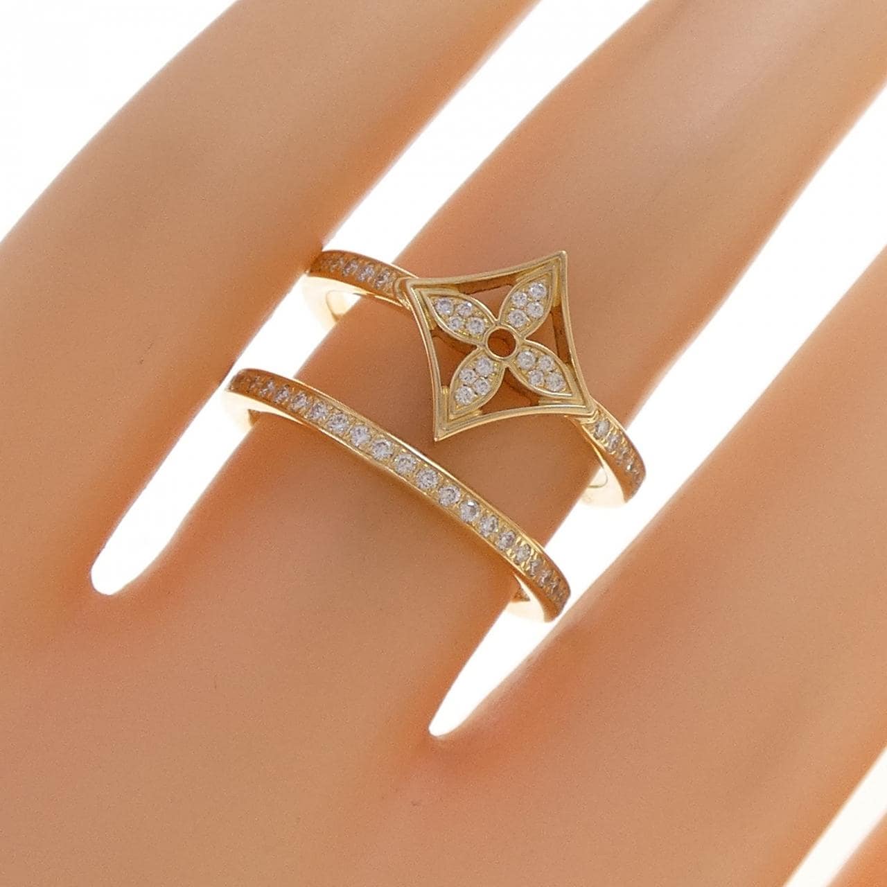 ルイヴィトン イディール ブロッサム ディアモン リング