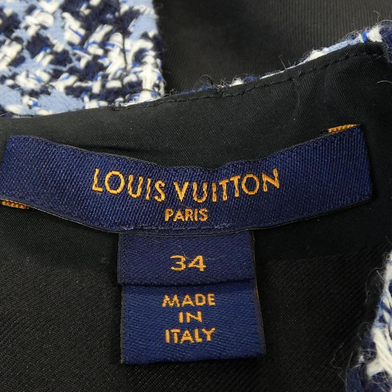 ルイヴィトン LOUIS VUITTON モノグラムツイードスケーター FMDR29JM8 ワンピース