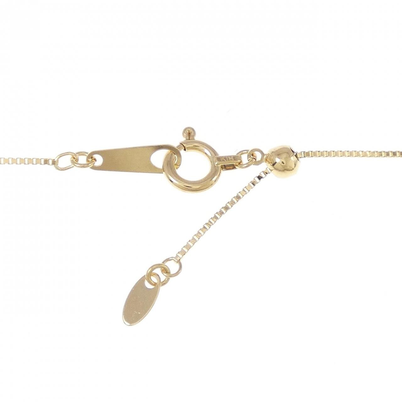K18YG ダイヤモンド ネックレス 0.211CT