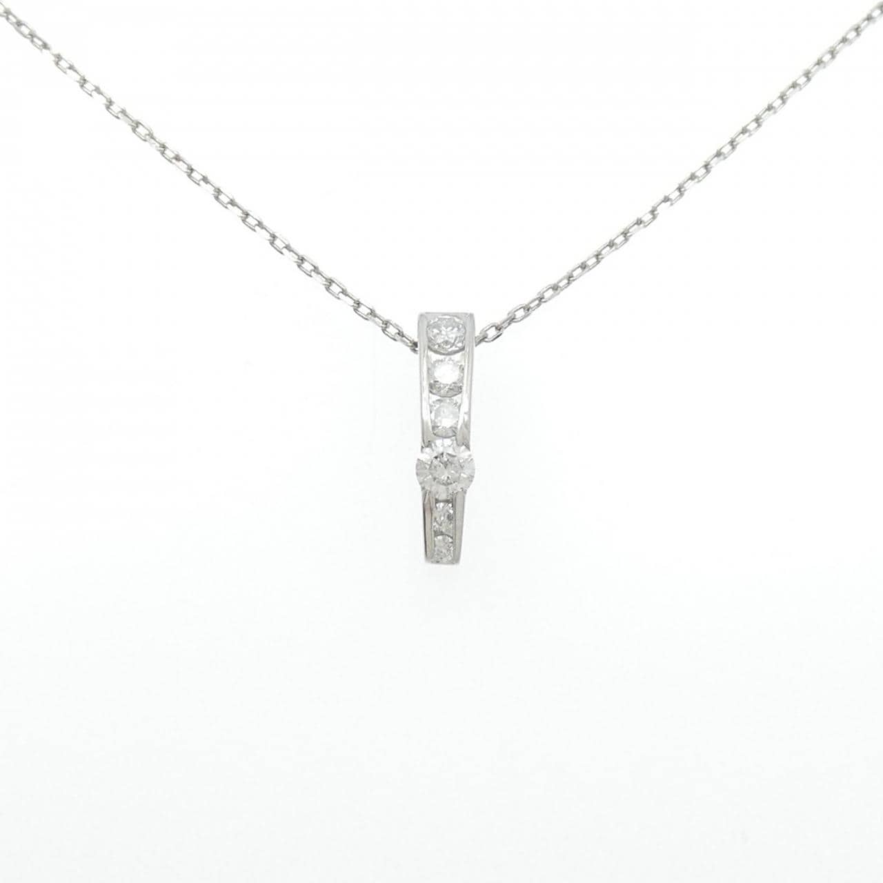 PT900/PT850 ダイヤモンド ネックレス 0.18CT